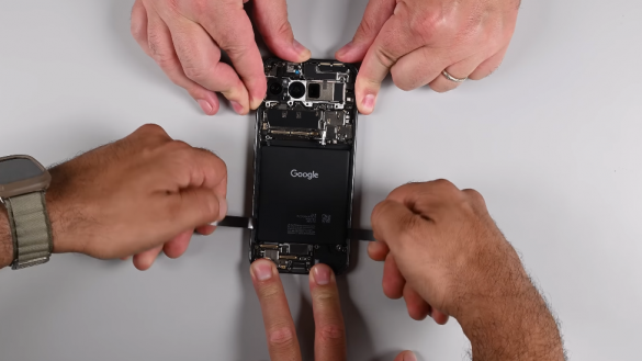 Google Pixel 9 Pro XL Teardown: Easy to Disassemble, Difficult to Repair, Video Reveals